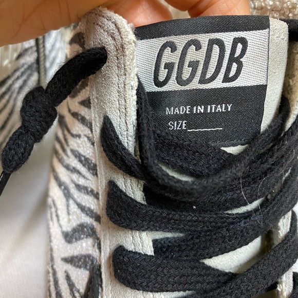 NIB Golden Goose Zebra Glitter & Black Star, 36 - Picture 9 of 14
